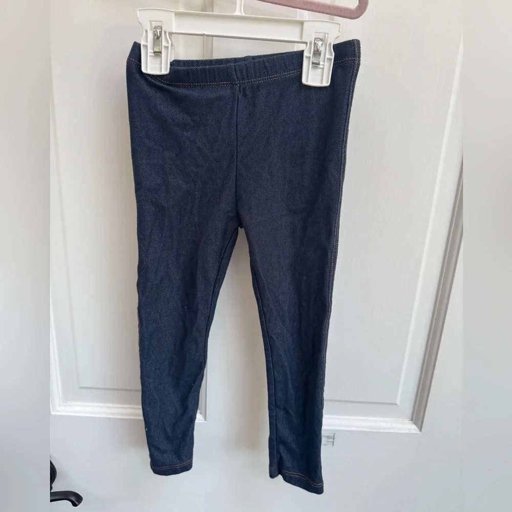 The Children's Place 4T Girls Blue Navy Leggings Jeggings Pants